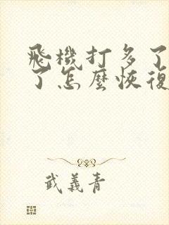 飞机打多了变小了怎么恢复