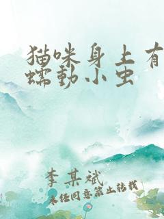 猫咪身上有白色蠕动小虫