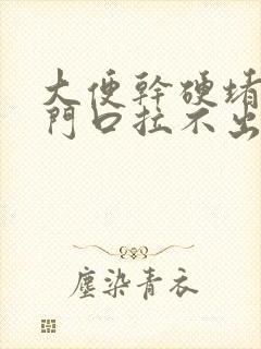 大便干硬堵在肛门口拉不出来怎么办