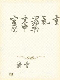 宫寒湿气重喝什么中药