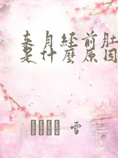 来月经前肚子痛是什么原因