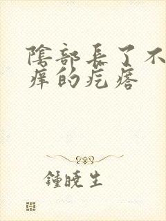 阴部长了不疼不痒的疙瘩