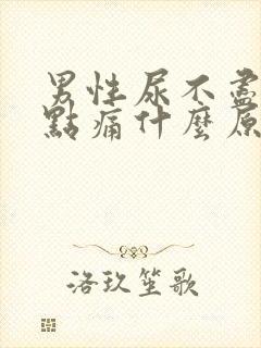 男性尿不尽还有点痛什么原因