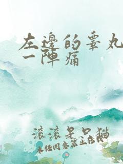 左边的睾丸一阵一阵痛