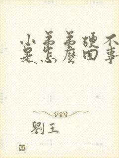 小弟弟硬不起来是怎么回事?