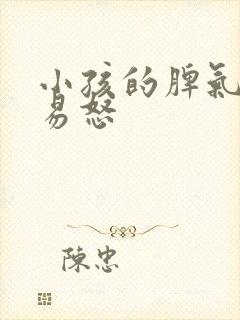 小孩的脾气暴躁易怒