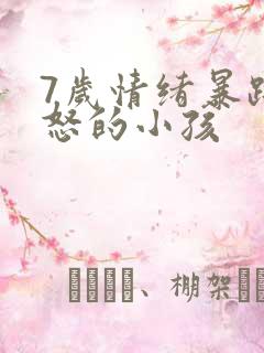 7岁情绪暴躁易怒的小孩