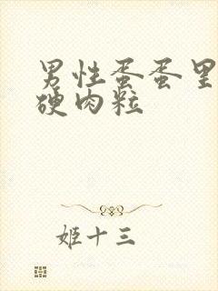 男性蛋蛋里面有硬肉粒