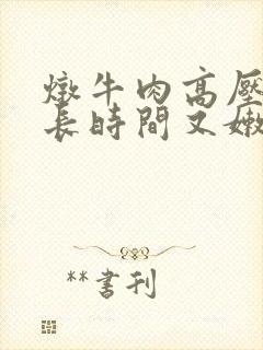 炖牛肉高压锅多长时间又嫩又烂又好吃