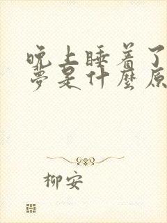 晚上睡着了就做梦是什么原因