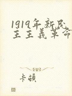 1919年新民主主义革命
