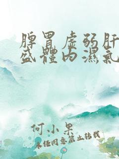 脾胃虚弱肝火旺盛体内湿气寒气重