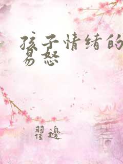 孩子情绪的急躁易怒