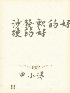 沙发软的好还是硬的好