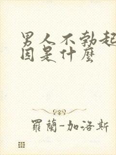 男人不勃起的原因是什么