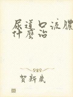 尿道口流脓该吃什么治