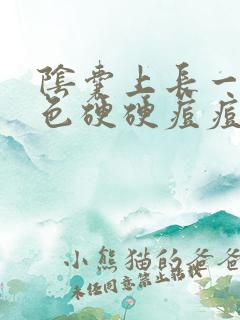 阴囊上长一个白色硬硬痘痘