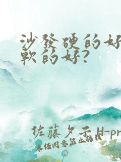 沙发硬的好还是软的好?