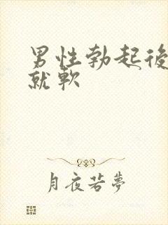 男性勃起后一会就软