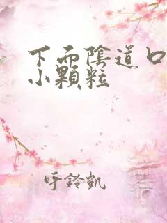 下面阴道口处有小颗粒