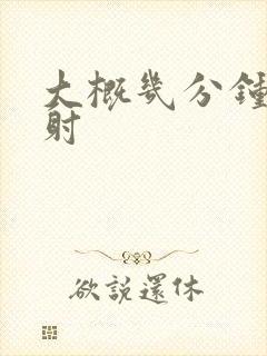 大概几分钟算早射