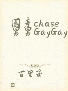 国产chase男男GayGay
