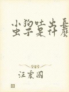 小狗吐出长长的虫子是什么