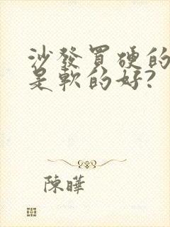 沙发买硬的好还是软的好?