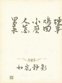 男人小鸡硬不起来怎么回事