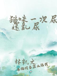 猫咪一次尿一点 还乱尿