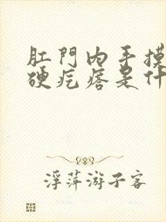 肛门内手摸有一硬疙瘩是什么