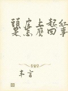 头皮上起红疙瘩是怎么回事