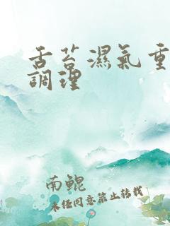 舌苔湿气重怎么调理