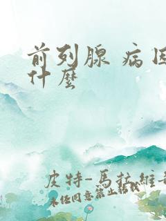 前列腺 病因是什么