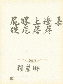 屁眼上边长了个硬疙瘩疼