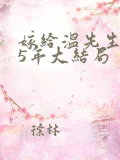 嫁给温先生的第5年大结局