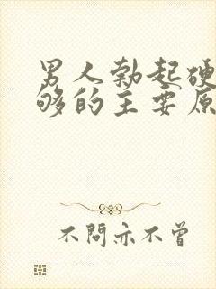 男人勃起硬度不够的主要原因