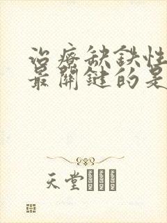 治疗缺铁性贫血最关键的是