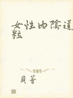 女性内阴道有颗粒