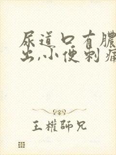 尿道口有脓液流出,小便刺痛