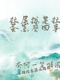 拉屎总是拉羊屎蛋怎么回事