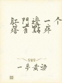 肛门边一个小疙瘩有点疼