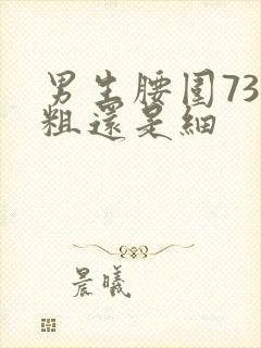 男生腰围73算粗还是细