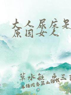 大人尿床是什么原因女人