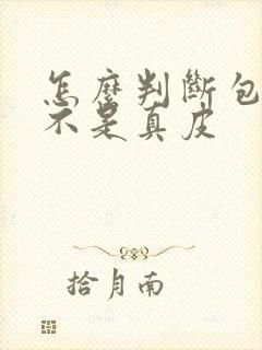 怎么判断包包是不是真皮