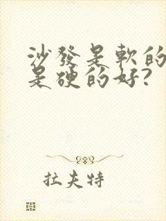 沙发是软的好还是硬的好?