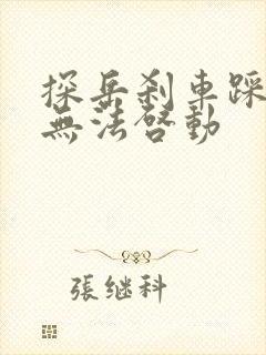 探岳刹车踩不动无法启动