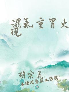 湿气重胃火旺表现