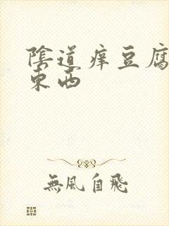 阴道痒豆腐渣的东西