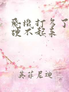 飞机打多了导致硬不起来